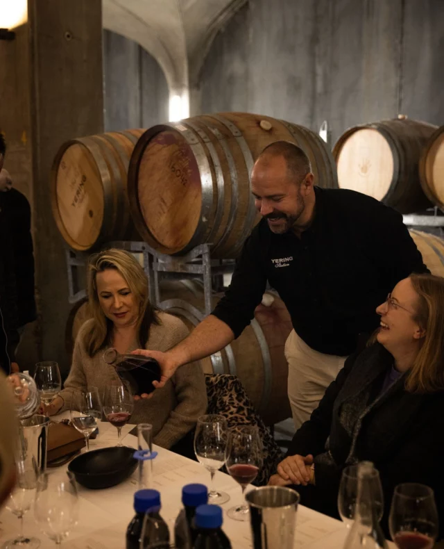 Between the barrels, we gathered to mark the end of another remarkable harvest. An intimate event made special with barrel tastings, new single vineyard releases, and a chance for our Wine Club members to blend their very own wine — a hands-on glimpse into the craft behind the glass.⁠
⁠
📷️ @ashkoek⁠
⁠
#YeringStation #YarraValley #Winemaking #CellarDoor #WineTasting #BarrelHall #VisitVictoria