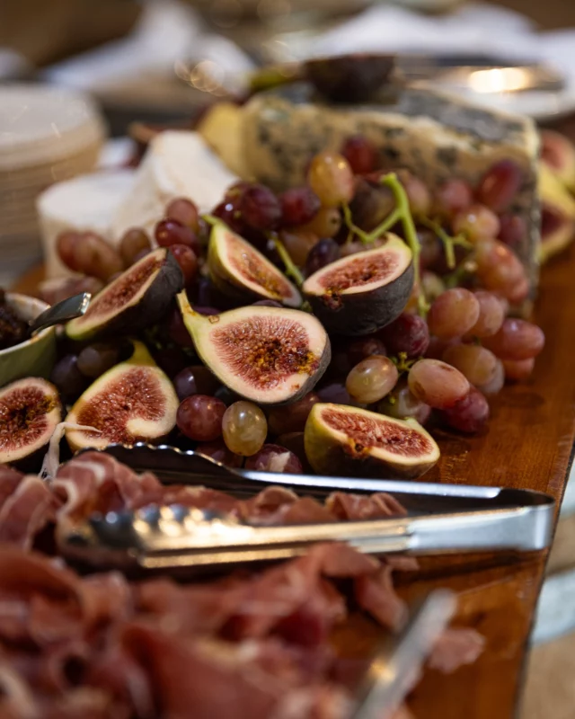 A close-up of our abundant grazing tables—an option made available when you host an event with us. Stacked with delicious seasonal produce, sourced locally.⁠
⁠
📷️ @ashkoek⁠
⁠
#YeringStation #YarraValley #YarraValley #YarraValleyWeddings #YarraValleyEvents
